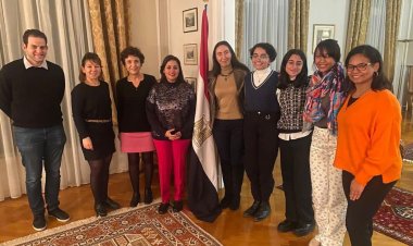 قنصل مصر العام بمرسيليا تستقبل وفد مركز الفرانكفونية التابع لمكتبة الإسكندرية