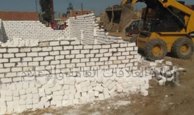 حملات لإزالة التعديات على أراضى أملاك الدولة فى أبوصوير بالإسماعيلية