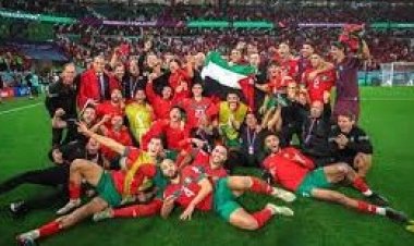 بسبب علم فلسطين..  صحيفة  ألمانية تفتح النار على منتخب المغرب