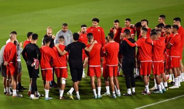 المنتخب المغربي يواصل استعداداته لمواجهة البرازيل
