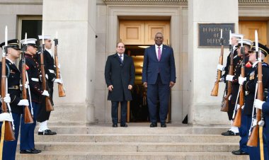 عاجل.. الرئيس السيسى يلتقى وزير الدفاع الأمريكى بمقر البنتاجون