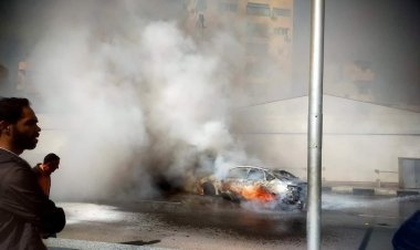 استجواب قائدي الميكروباص والملاكي المحترقتين أعلى طريق محور روكسي الجديد