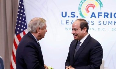 الرئيس السيسي يستقبل ليندسي جراهام عضو مجلس الشيوخ الأمريكي في واشنطن