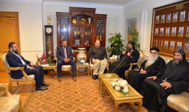 محافظ أسيوط يلتقي «أسقف إيبارشية أبنوب والفتح وأسيوط الجديدة» لتفعيل المشاركة المجتمعية