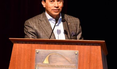 وزير الشباب والرياضة يشهد صالون رؤى الشباب بمكتبة الإسكندرية