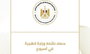 حصاد نشاط وزارة الهجرة وشئون المصريين بالخارج خلال أسبوع