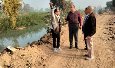 رئيس مدينة سمسطا يتابع الأعمال التمهيدية لبدء توسعة ورفع كفاءة الطريق الدائري