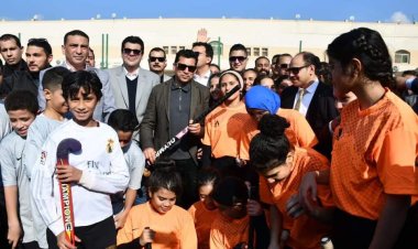 "صبحي"  يتفقد المشروعات القومية للتنمية الرياضية في بلبيس