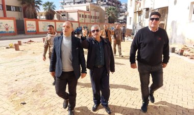مستشار محافظ بورسعيد يتفقد أعمال تطوير منطقة قبضايا
