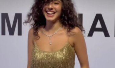 تخطى الـ 100 ألف جنيه.. سعر فستان مايان السيد بعرض أزياء نعيم خان