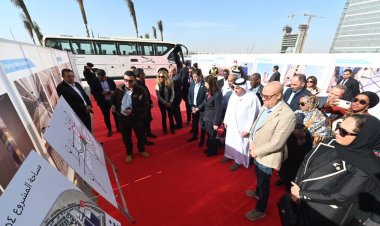 وزير الإسكان يصطحب نظرائه العرب في زيارة للمشروعات بالعاصمة الإدارية الجديدة