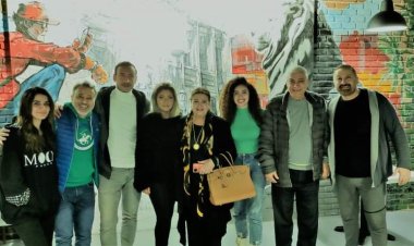 علا غانم والنقلي في بروفات مسلسل «توحة» استعدادا لرمضان 2023