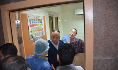 محافظ الوادي الجديد يطمئن على الخدمات الطبية بوحدة الأورام بمستشفى الخارجة التخصصي