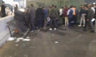 إصابة 13 مجندًا في انقلاب سيارة أمن مركزي أعلى المحور 26 يوليو
