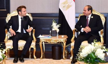 السيسي وماكرون يبحثان مساعدة العراق على تثبيت دعائم الاستقرار والأمن الداخلي
