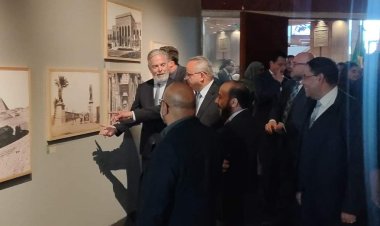 سفير البرازيل ومدير مكتبة الإسكندرية يفتتحان النسخة الثانية من معرض «العودة إلى مصر»