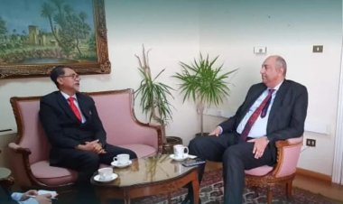 السفير الإندونيسيبالقاهرة يلتقي مع  مساعد وزير الخارجية للشؤون الثقافية