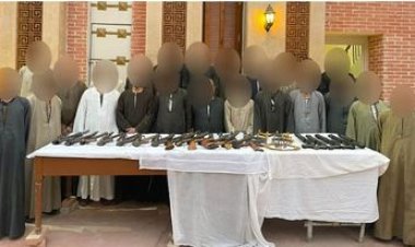 ضبط 24 قطعة سلاح خلال حملة أمنية بأسيوط