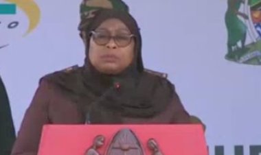 رئيسة تنزانيا ... توجه الشكر لمصر والرئيس السيسى لتعاونه مشروع سد جوليوس نيريري