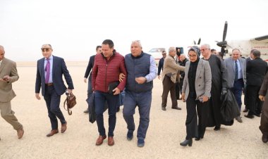 محافظ الوادي الجديد يستقبل أعضاء لجنة الزراعة والري بمجلس النواب