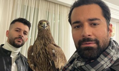 أحمد حاتم يستضيف «طائر العقاب» في منزله