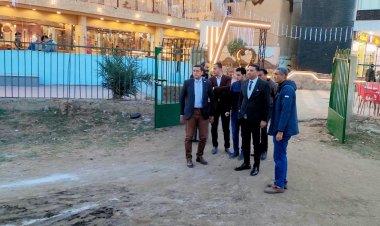 وكيل وزارة الشباب والرياضة يتفقد مركز شباب مدينة كفر صقر