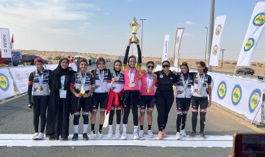 منتخب الإناث بطل العرب في منافسات الطريق لأول مرة بـ5 ميداليات تاريخيه
