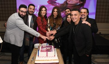 شاهد| مي سليم تحتفل بأغنيتها الجديدة  «احنا كبنات»