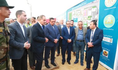 اللواء هشام آمنة ومحافظ كفر الشيخ يتفقدان إنشاء مركز التنمية الشبابية