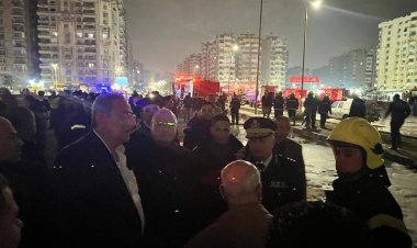 وفاة 3 أشخاص في حريق خط غاز أسفل كوبري النادي الأهلي