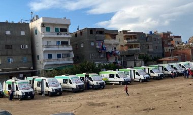 انطلاق قافلة طبية بقرية جمصة غرب