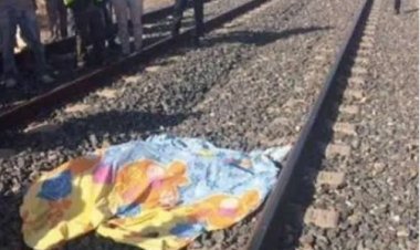 قطار يدهس سيدة في أوسيم 