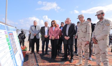 محافظ دمياط تتابع مشروع تطوير عواصم المدن برأس البر