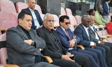 وزير الشباب الرياضة يشهد ودية منتخب مصر للشباب مع نظيره الغاني