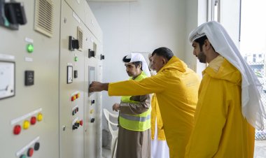 15 فرقة لمتابعة سير العمل في محطات الضخ وتصريف مياه الأمطار في عجمان