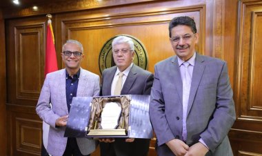 وزير التعليم العالي يستقبل وفد رابطة العلماء المصريين في أمريكا الشمالية وكندا