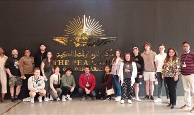 فريق «ديزني أون آيس» يزور المتحف القومي للحضارة المصرية