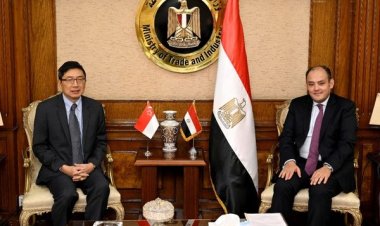 وزير التجارة والصناعة يبحث مع سفير سنغافورة بالقاهرة تطورات التعاون الاقتصادي والاستثماري بين البلدين