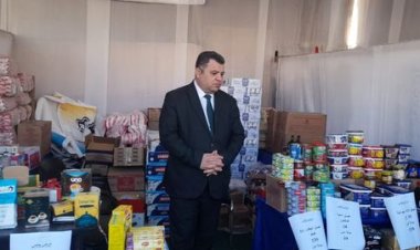 رئيس مدينة بني سويف يتابع توافر السلع والمواد الغذائية بالأسواق