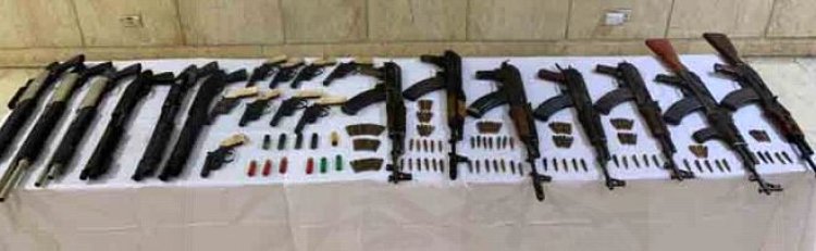 القبض على 16 شخصا بحوزتهم 22 قطعة سلاح فى حملة أمنية بأسيوط