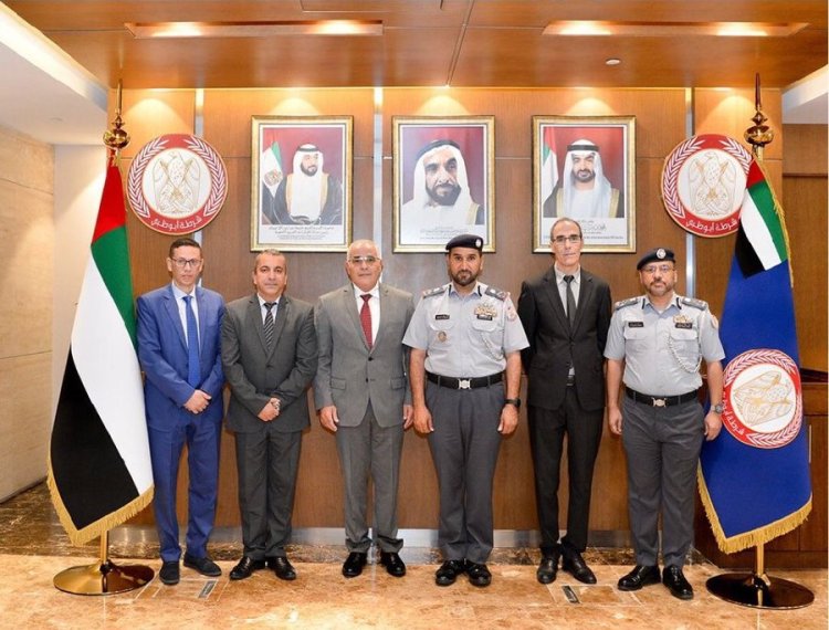 قائد عام شرطة أبوظبي يلتقي وفد «الشرطة المغربية»