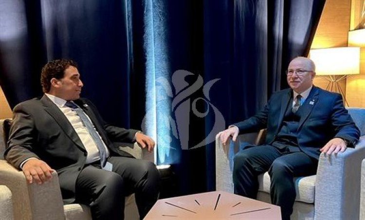 المنفي ورئيس الحكومة الجزائرية يشددان على ضرورة الحفاظ على وحدة ليبيا