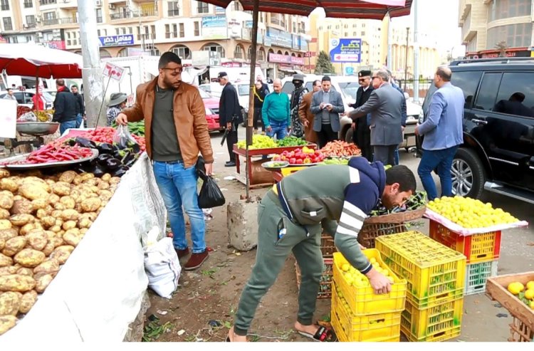 محافظ كفر الشيخ يقود حملة لإزالة الإشغالات