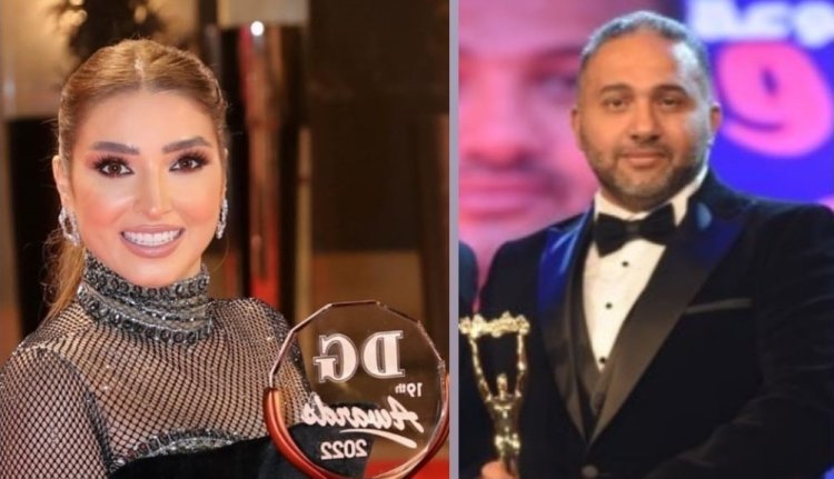 بعد حصولة على جائزة التميز..  روؤف عبد العزيز لروجينا: «شكرا شريك النجاح»