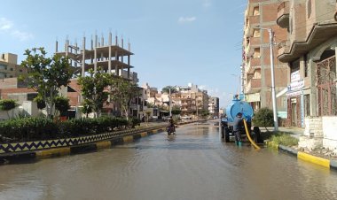 هطول أمطار غزيرة بمدينة بلطيم.. ومحافظ كفر الشيخ يعلن رفع درجة الاستعدادات