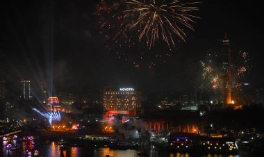 أحمد عصام يبهر المصريين ليلة رأس السنة باحتفالات برج القاهرة