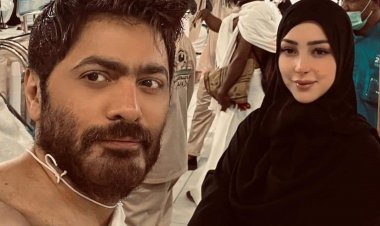 تامر وبسمة يستقبلون العام الجديد من داخل الكعبة