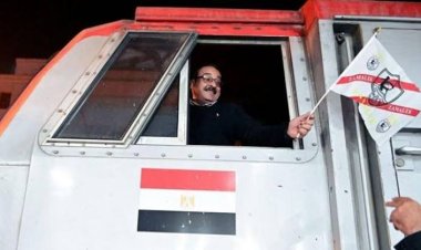 قطار جماهير الزمالك يصل إلى أسوان