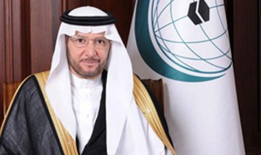 أمين منظمة التعاون الإسلامي يستقبل المندوب الدائم لدولة فلسطين