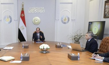 الرئيس السيسي يوجه بالاستمرار في تنفيذ استراتيجية تطوير قناة السويس